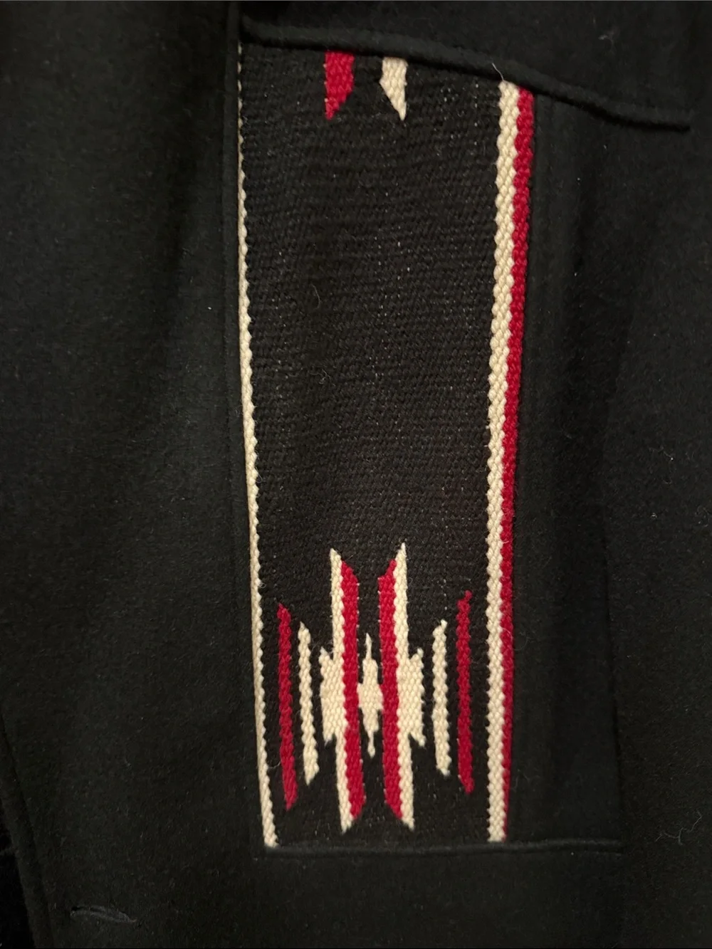PIONEER Wear *Vintage*  Western Blazer with Embroidered Red and Cream accent